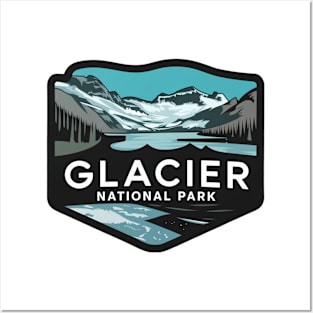 Glacier National Park Montana Posters and Art